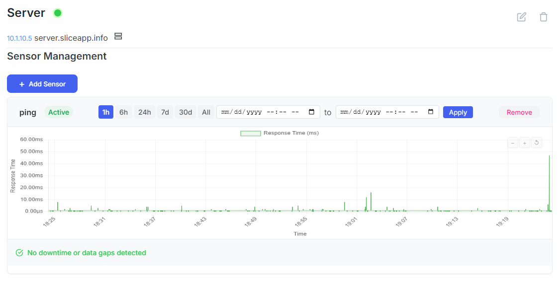 View Sensor Data
